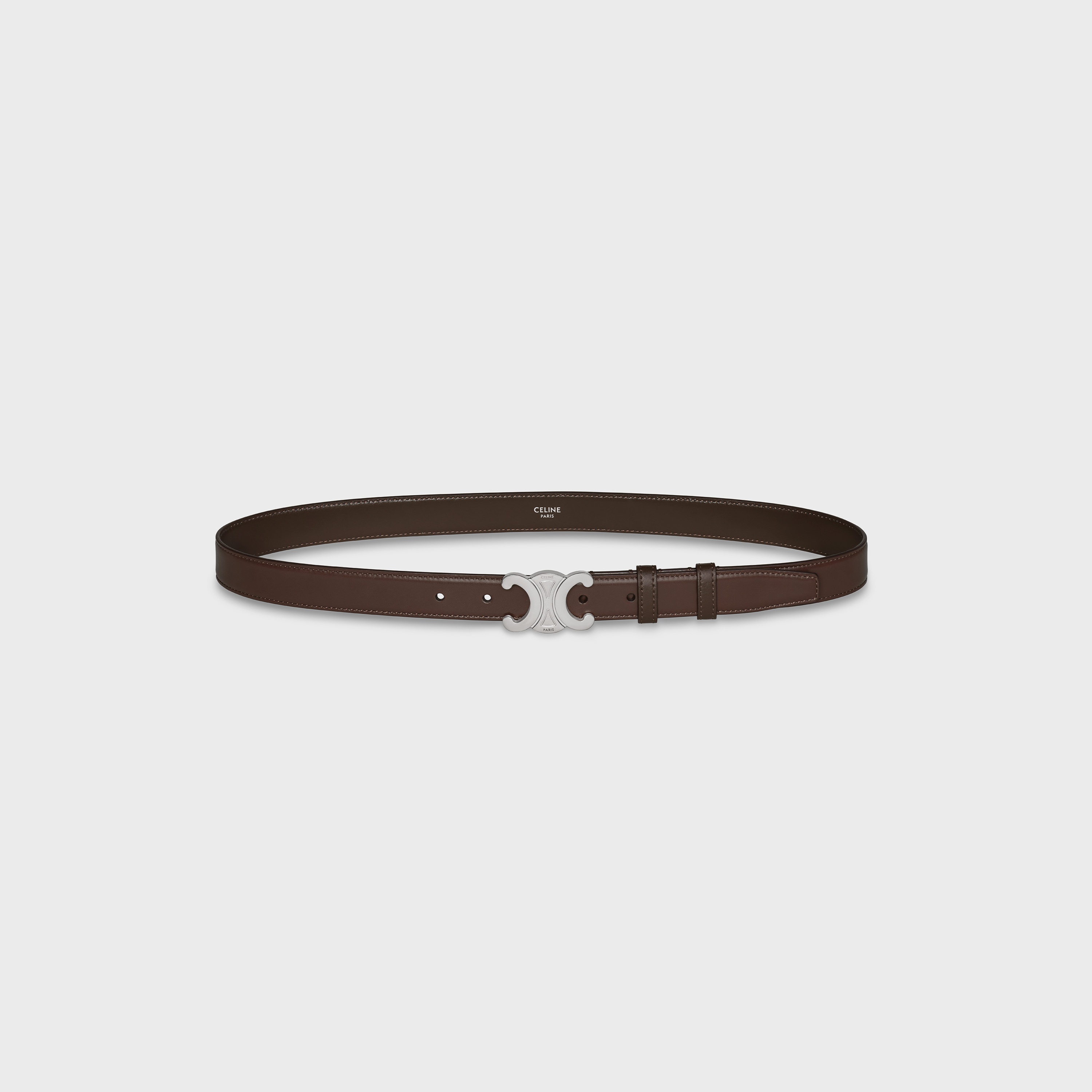 Medium Triomphe Belt in Taurillon Leather - 3