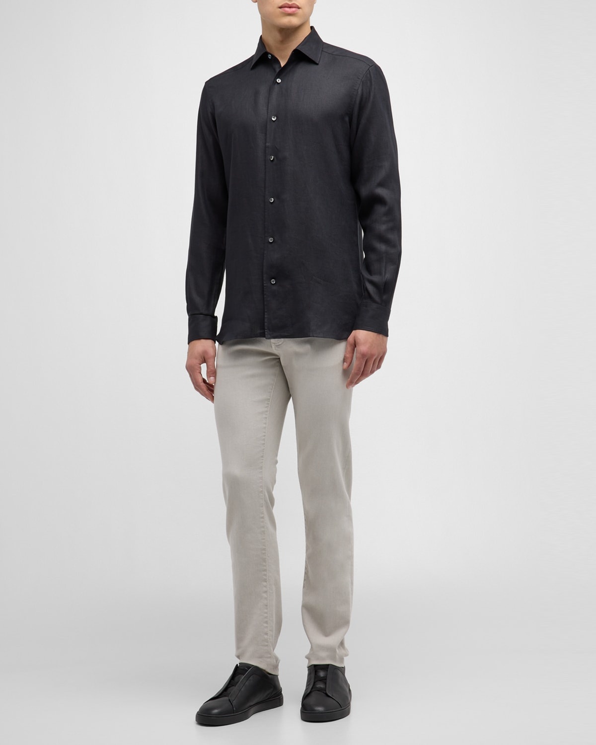 Men's Oasi Lino Linen Sport Shirt - 2