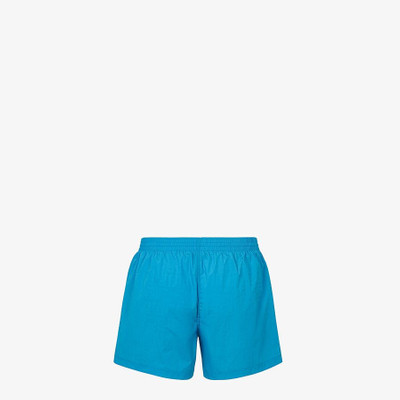 FENDI Light blue Lycra® shorts outlook
