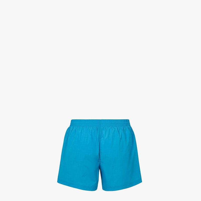 FENDI Light blue Lycra® shorts outlook