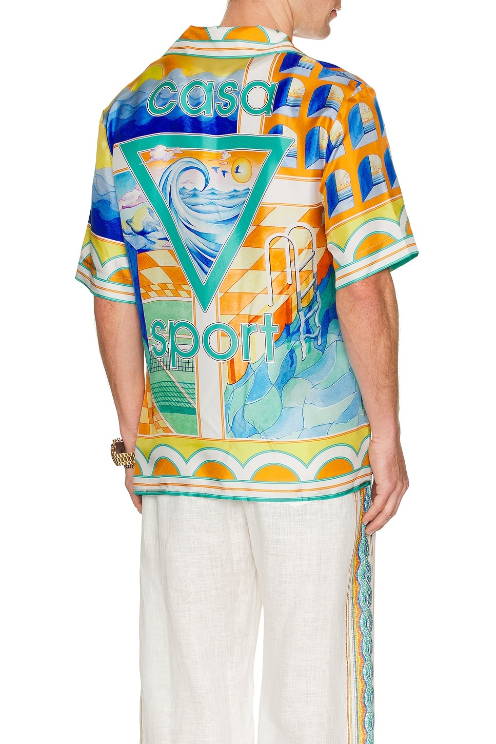 Short Sleeve Cuban Collar Shirt - 3