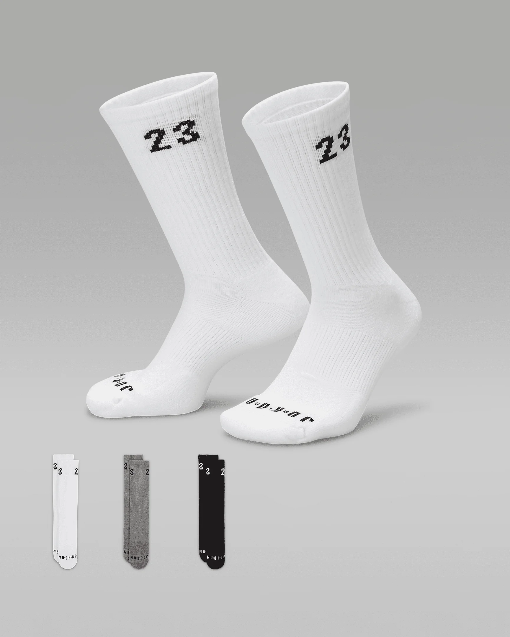 Jordan Essentials Crew Socks (3 Pairs) - 1