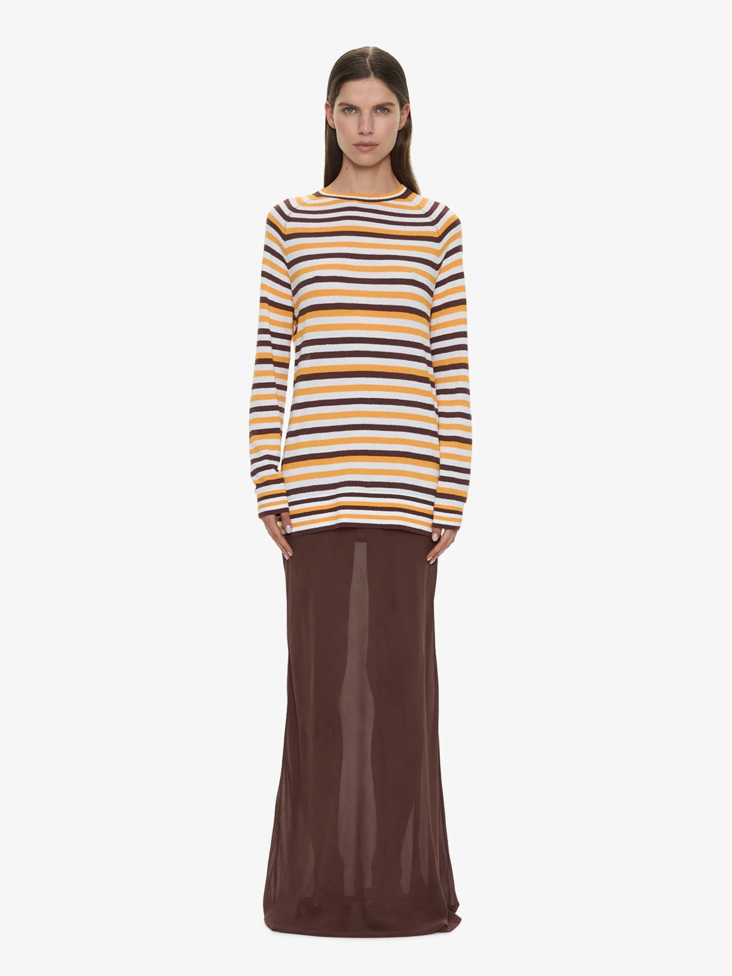 Stripe Knit Monument Dress - 1