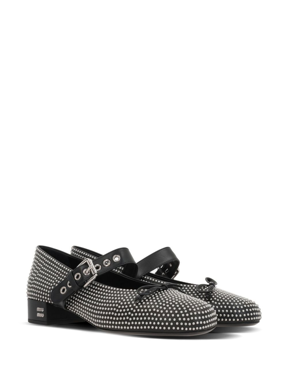 25mm buckled ballerina shoes - 2
