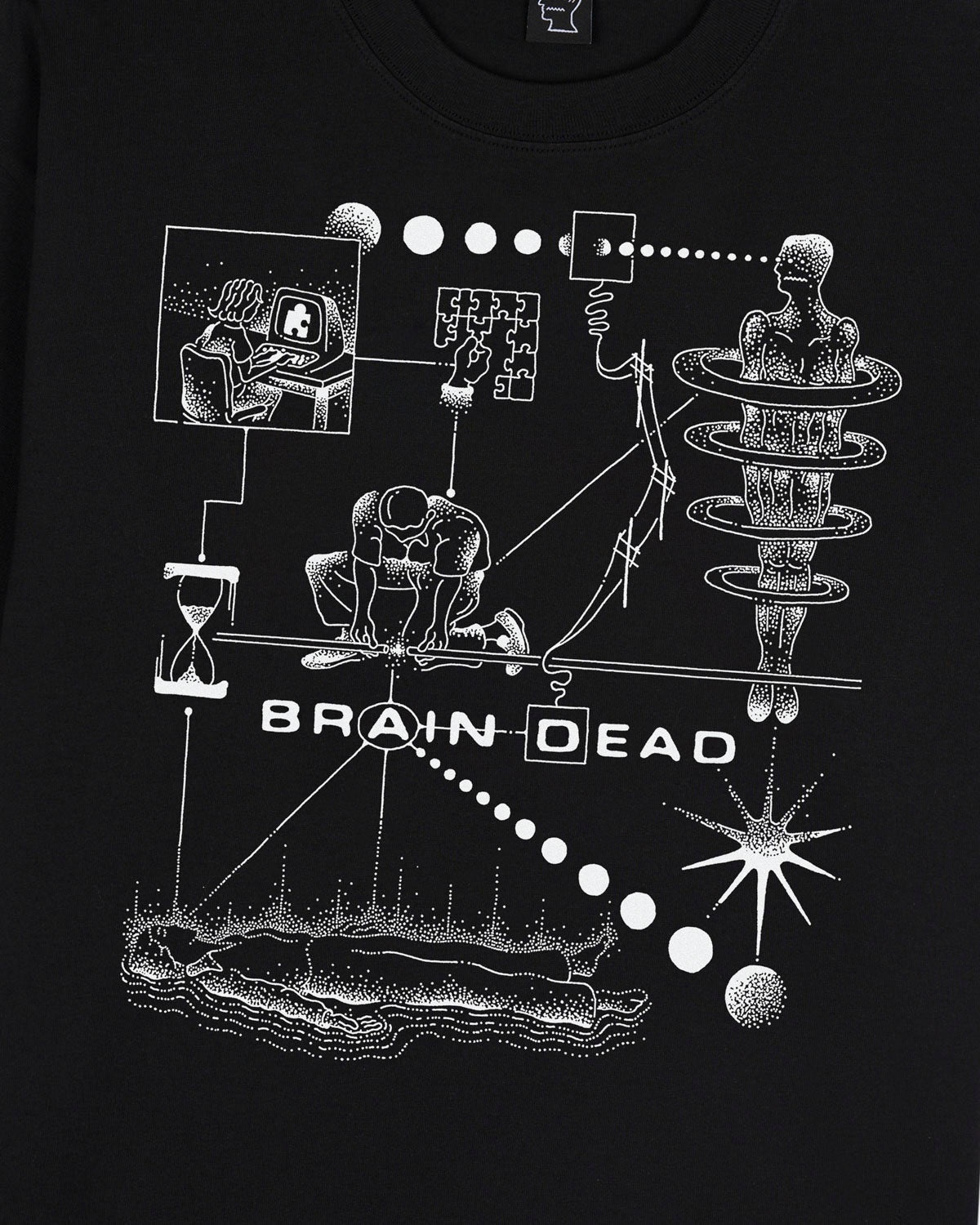 【BRAIN DEAD】ブレインデッド Skram Tee BRAIN DEAD/ブレインデッドSKRAM T-SHIRT（Tシャツ/カットソー
