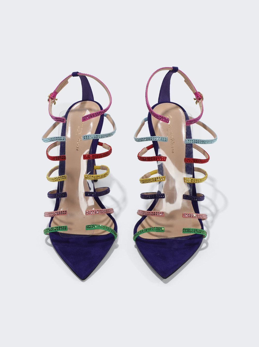 Camoscio Heeled Sandals Multicolor - 4