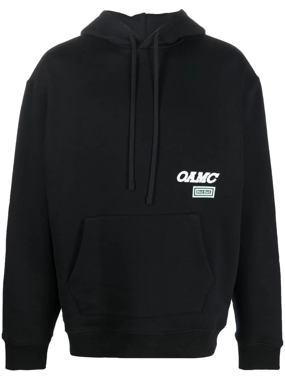 logo-print hoodie - 1