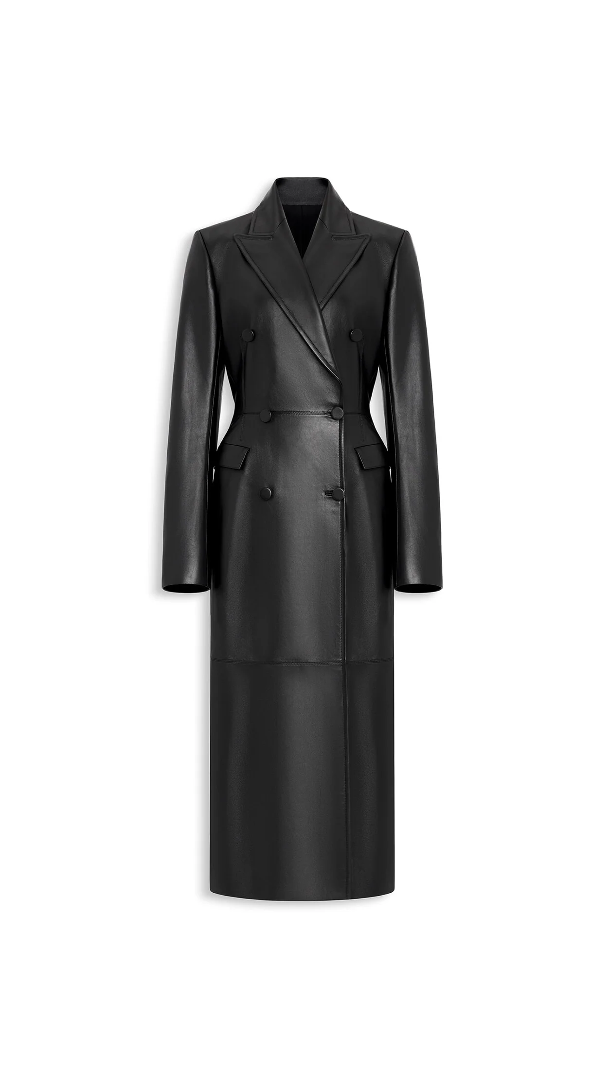 SOFT LAMBSKIN TAILORED COAT - 1
