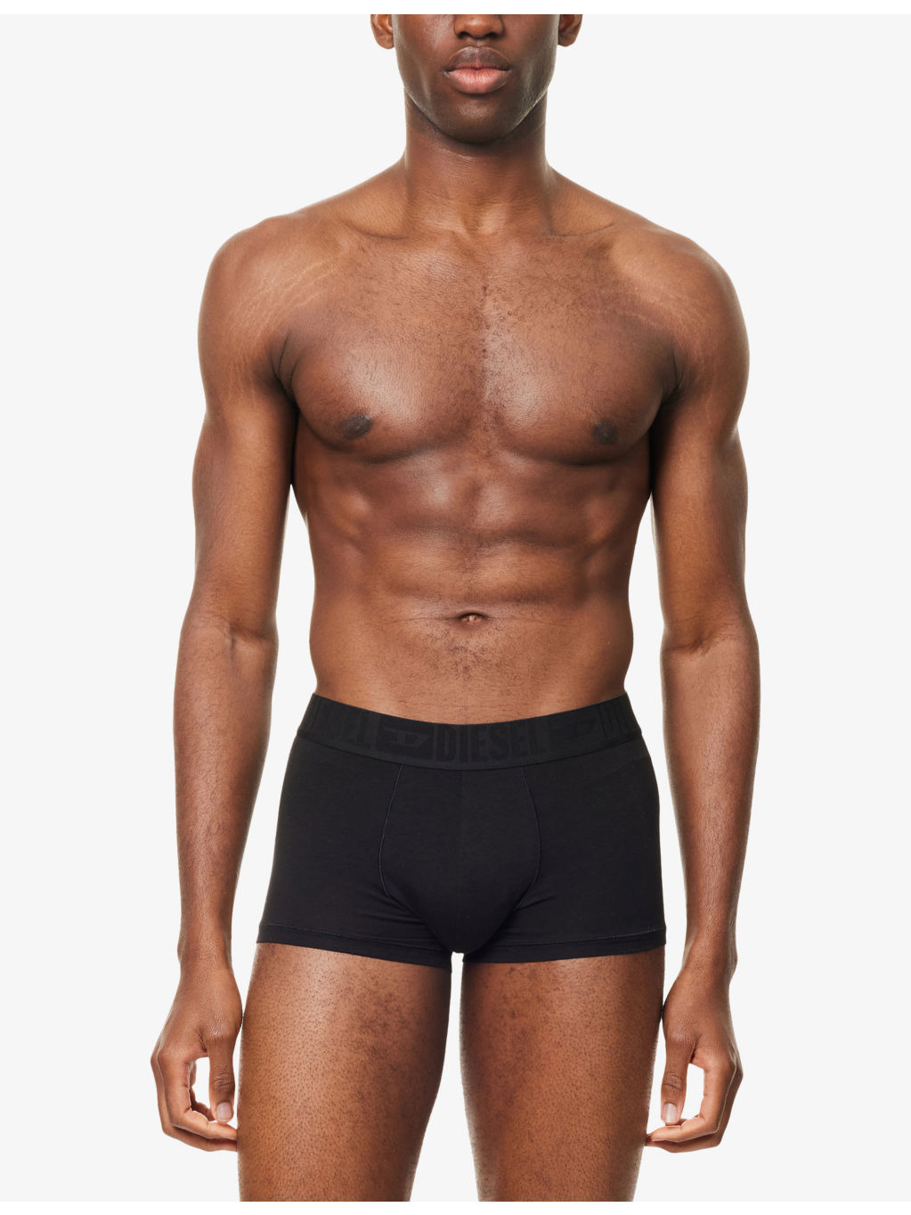 Branded-Waistband Pack-Of-Three Stretch-Cotton Boxer Briefs - 2