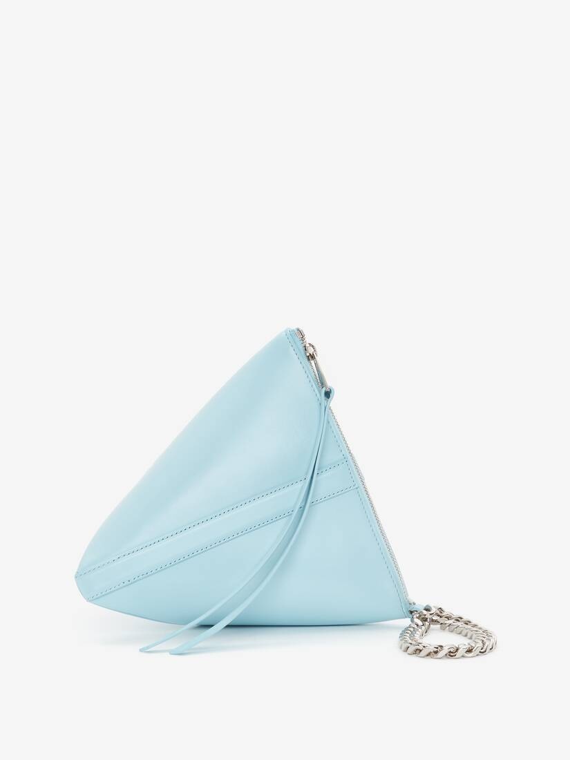 The Curve Pouch in Pale Blue - 1