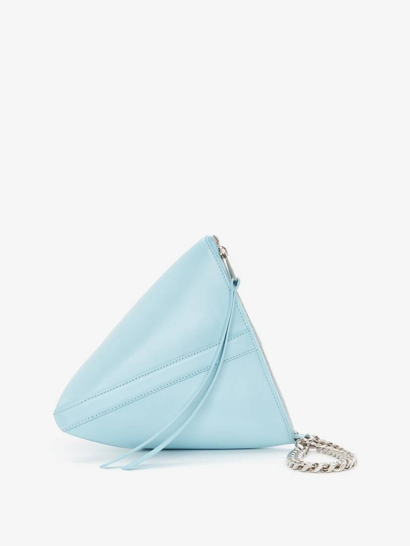 The Curve Pouch in Pale Blue 1