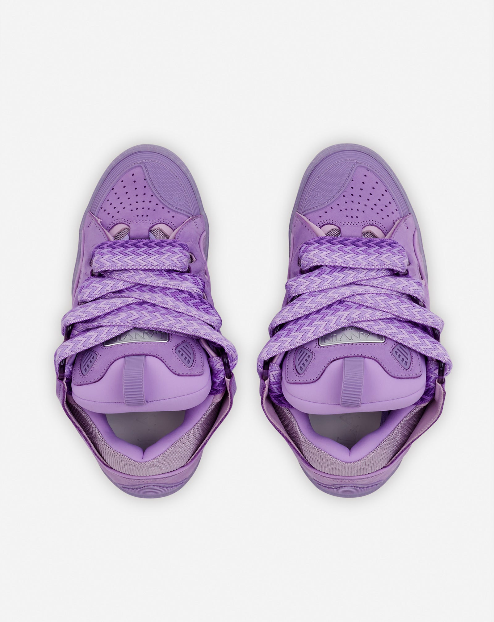 LEATHER CURB SNEAKERS - 3