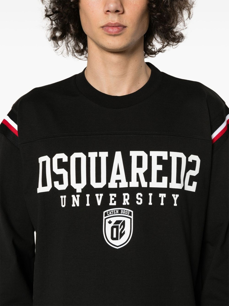 Varsity logo-print T-shirt 5