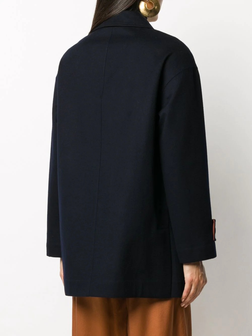 cashmere contrast pocket parka - 4