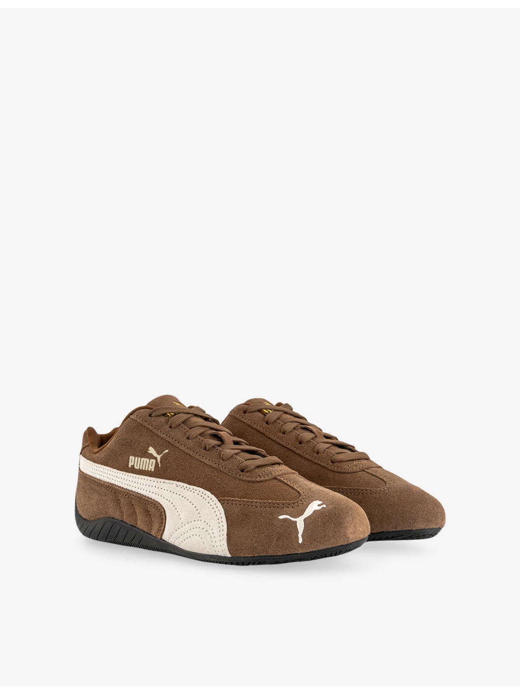 Speedcat OG Logo-Print Suede Low-Top Trainers - 3