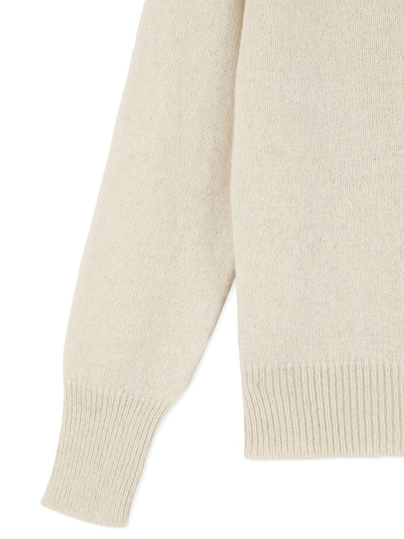 high-neck alpaca sweater 4