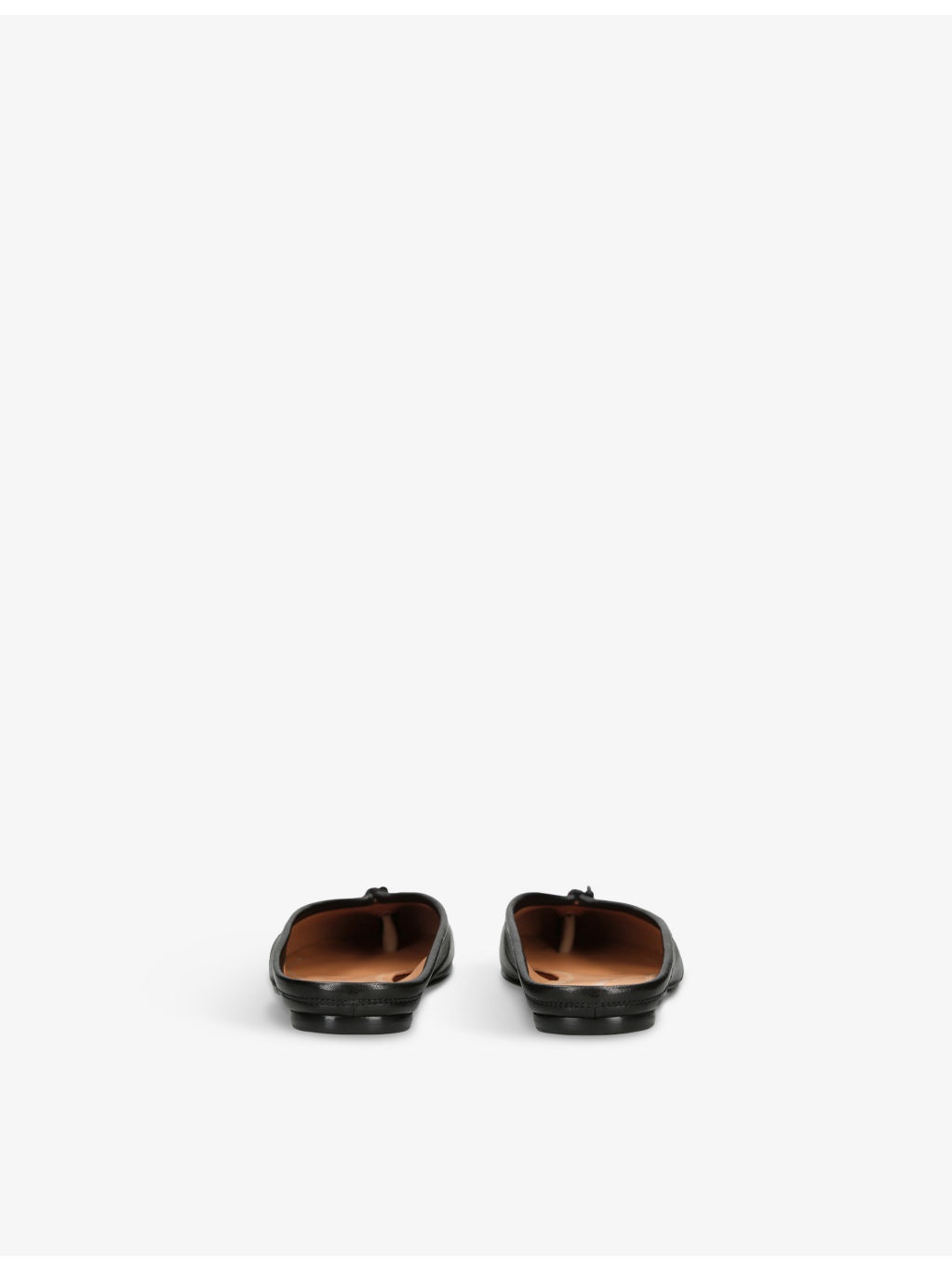 Tabi split-toe leather ballet flats - 4