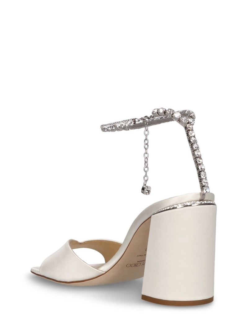 85mm Saeda satin sandals - 4