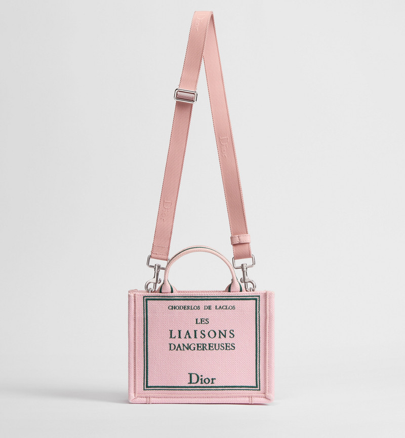 Mini Dior Book Tote with Strap 4