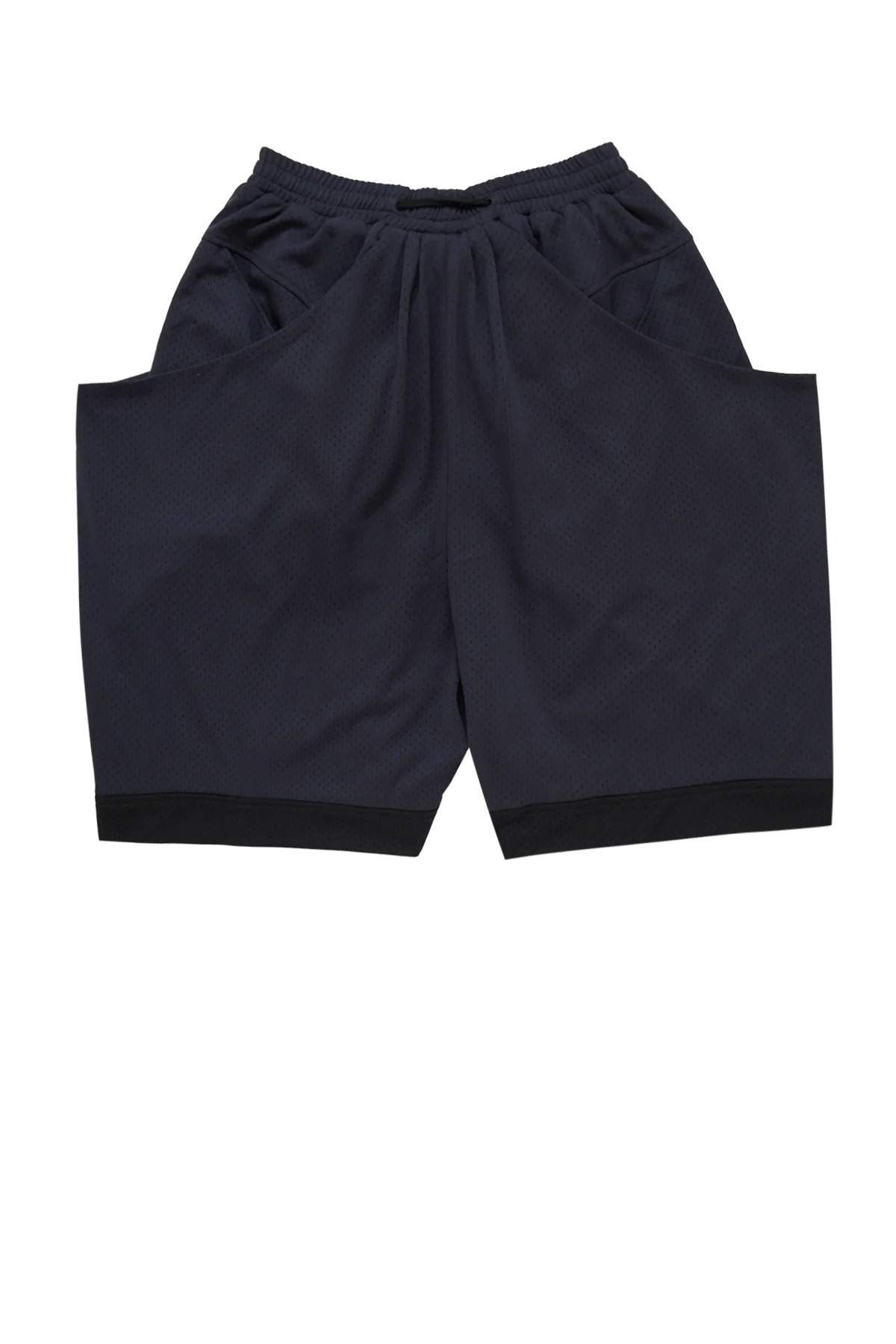 Namesake Chand Drape Basketball Shorts Depth Blue Blue - 2