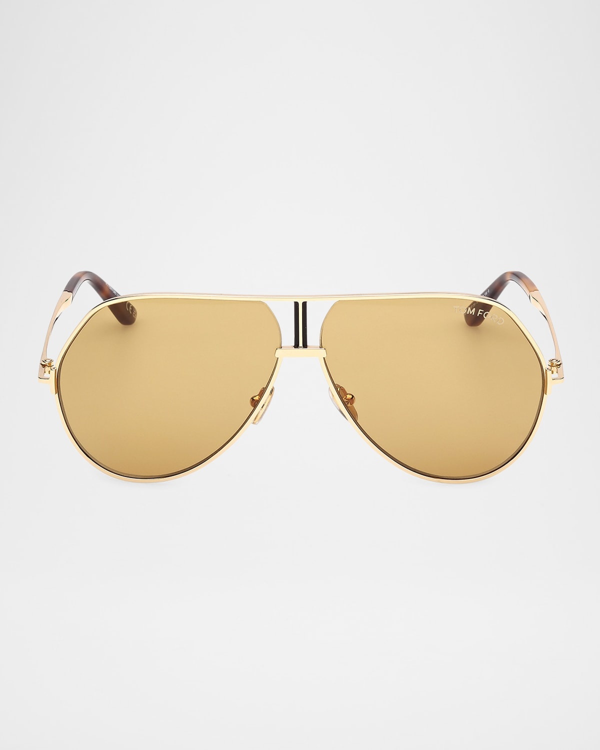 Men's Rickie-02 Metal Aviator Sunglasses - 1