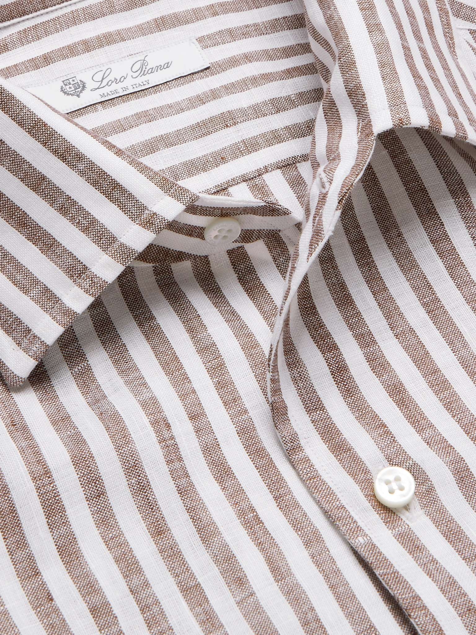 Striped Linen Shirt - 5