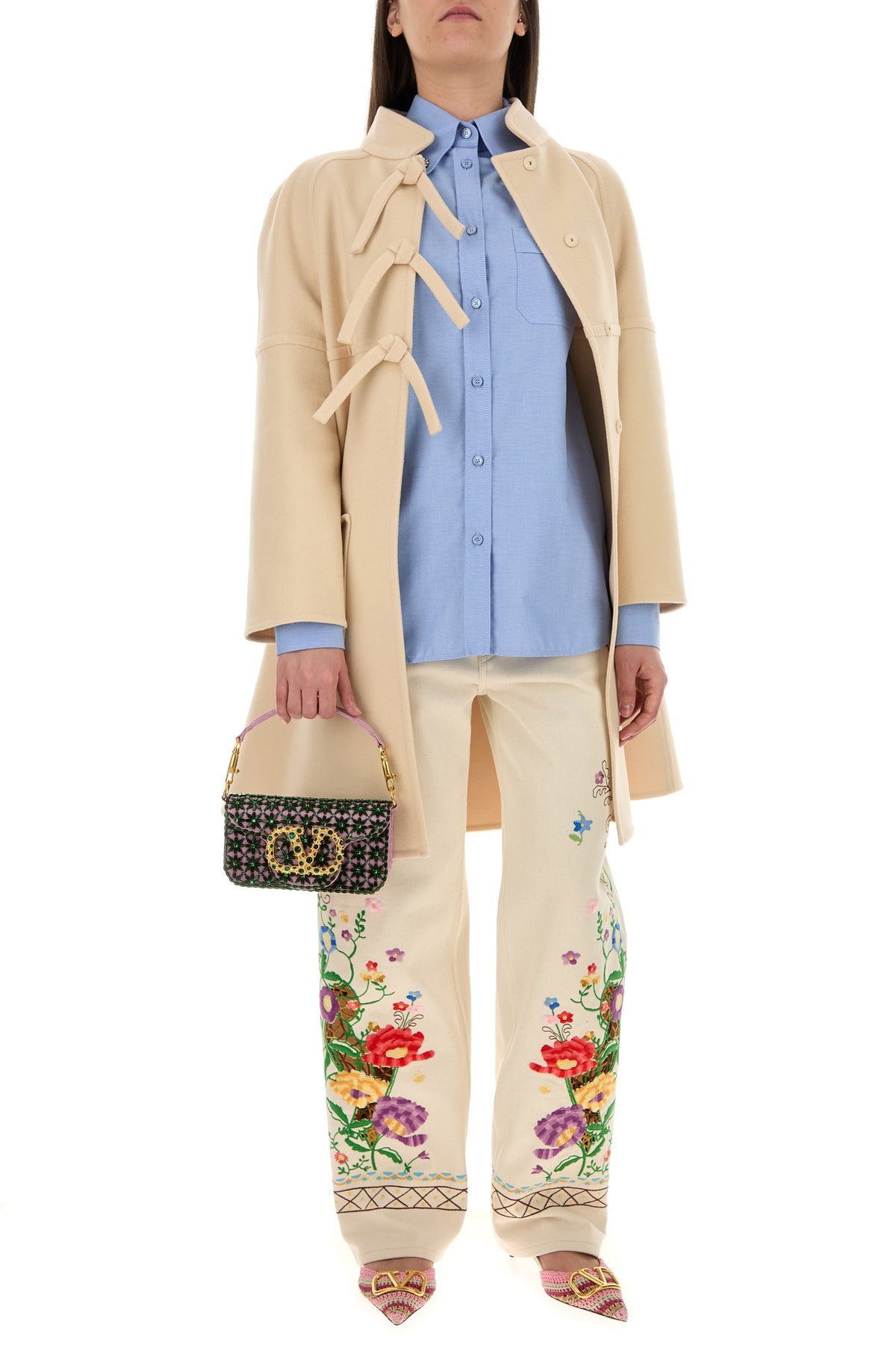Powder blue oxford shirt - 6