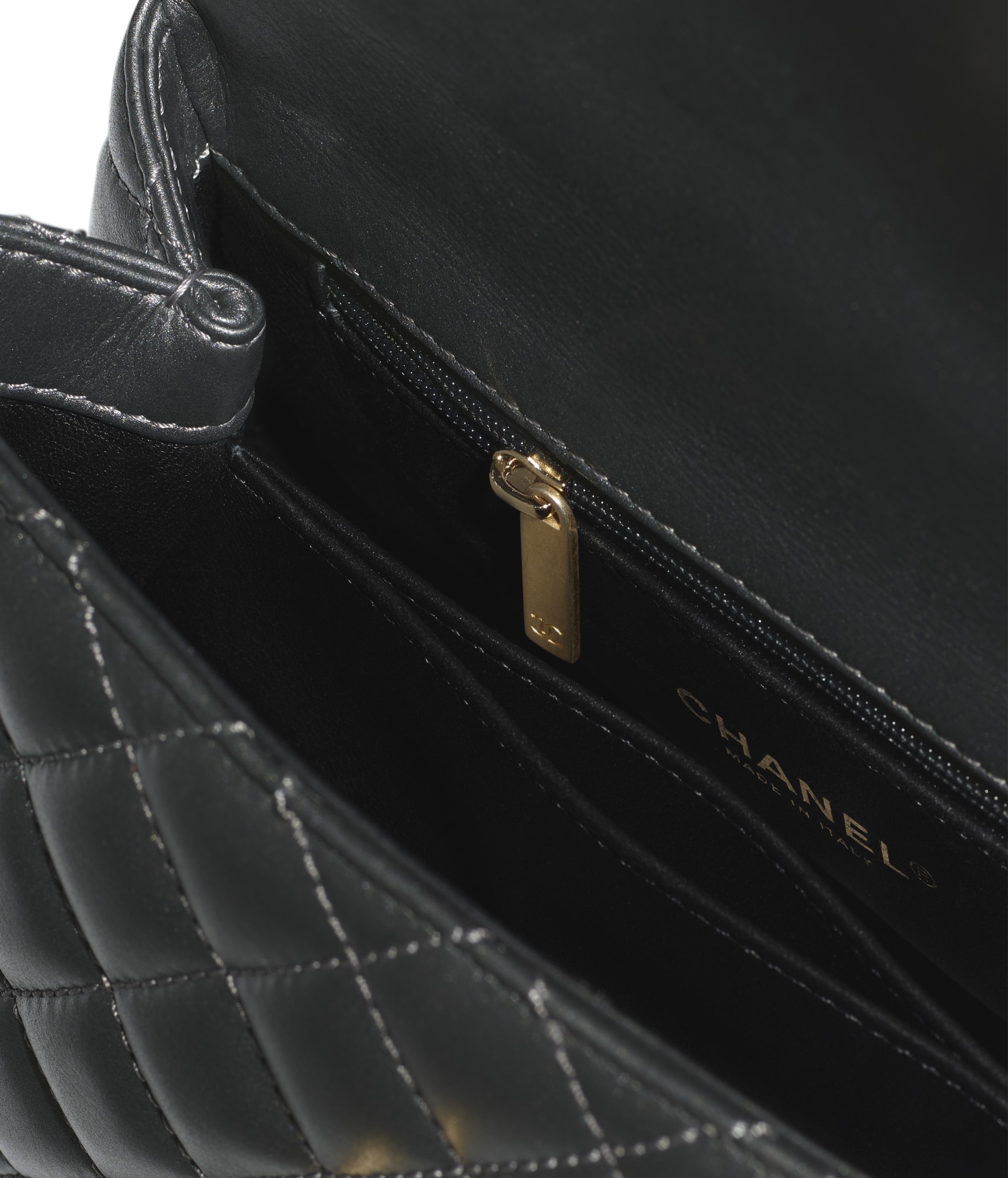 Flap Bag with Top Handle - 2