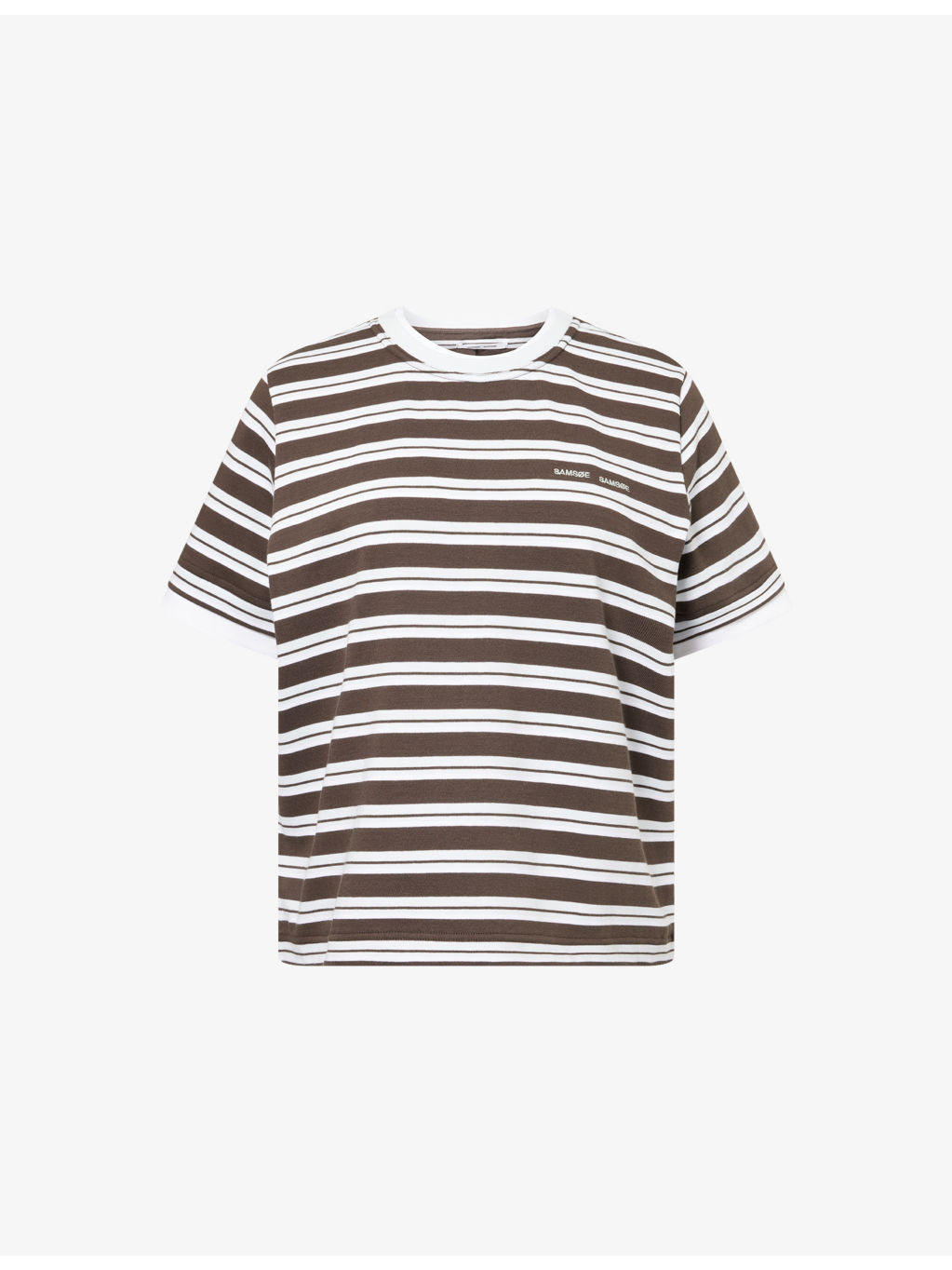 Sacamina Striped Cotton-Jersey T-shirt - 1