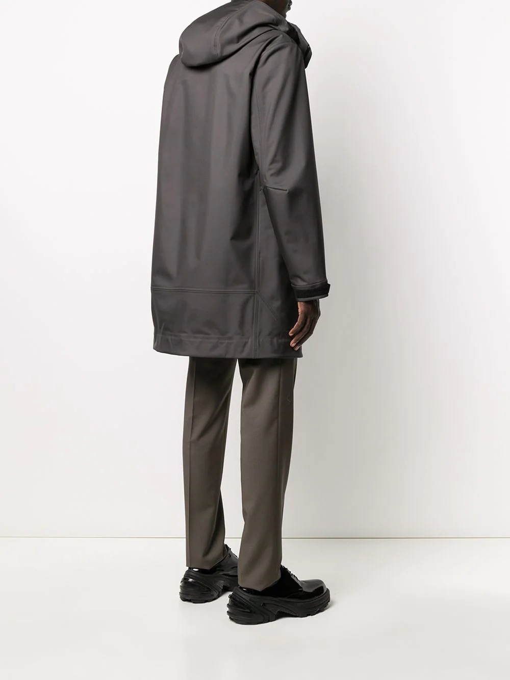 technical hooded coat - 4