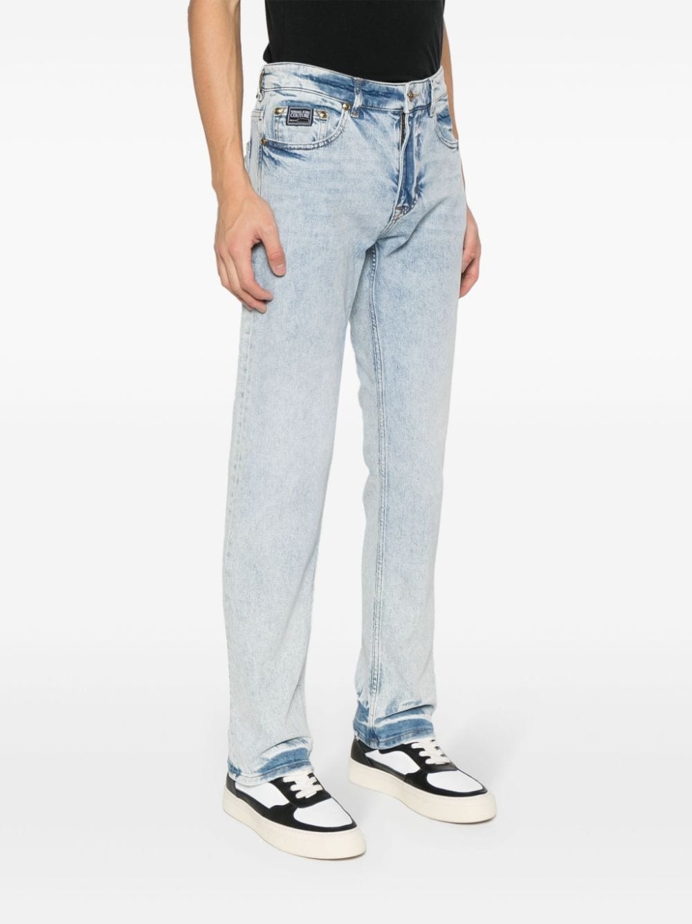 mid-rise straight-leg jeans - 3