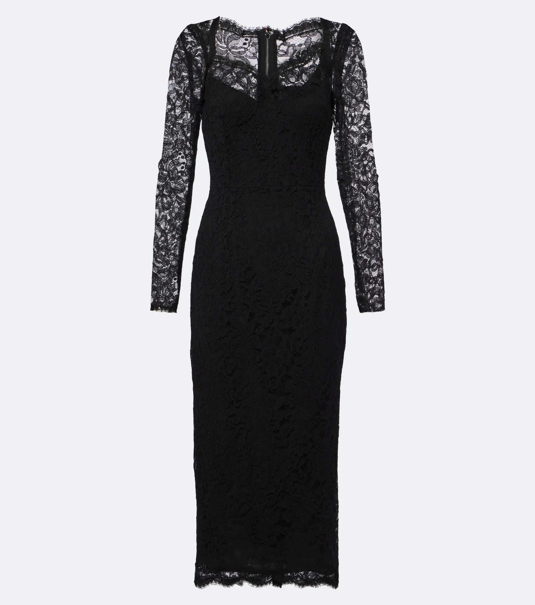 Lace midi dress - 1