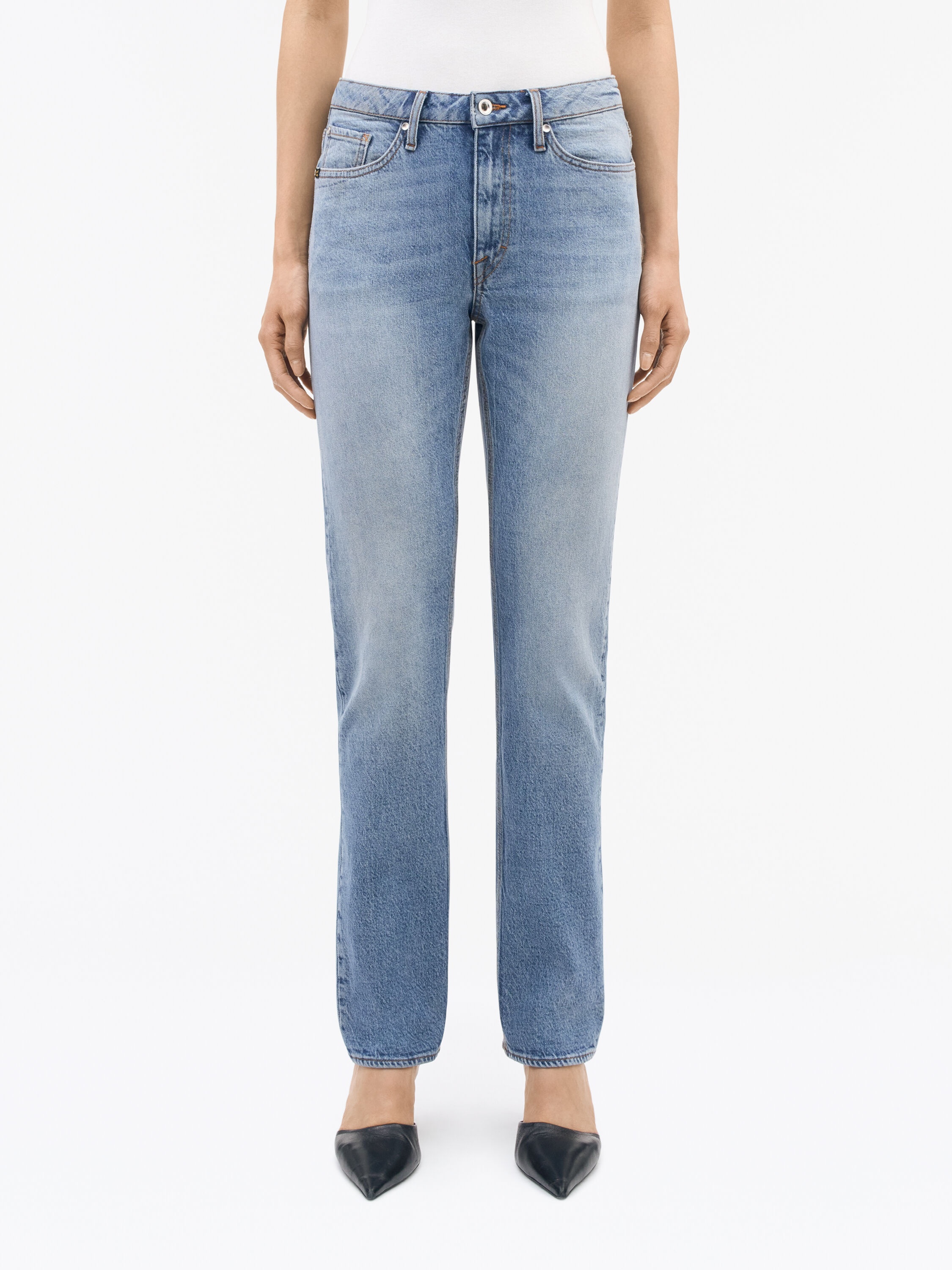 Maggie Slim Straight Jeans - 3