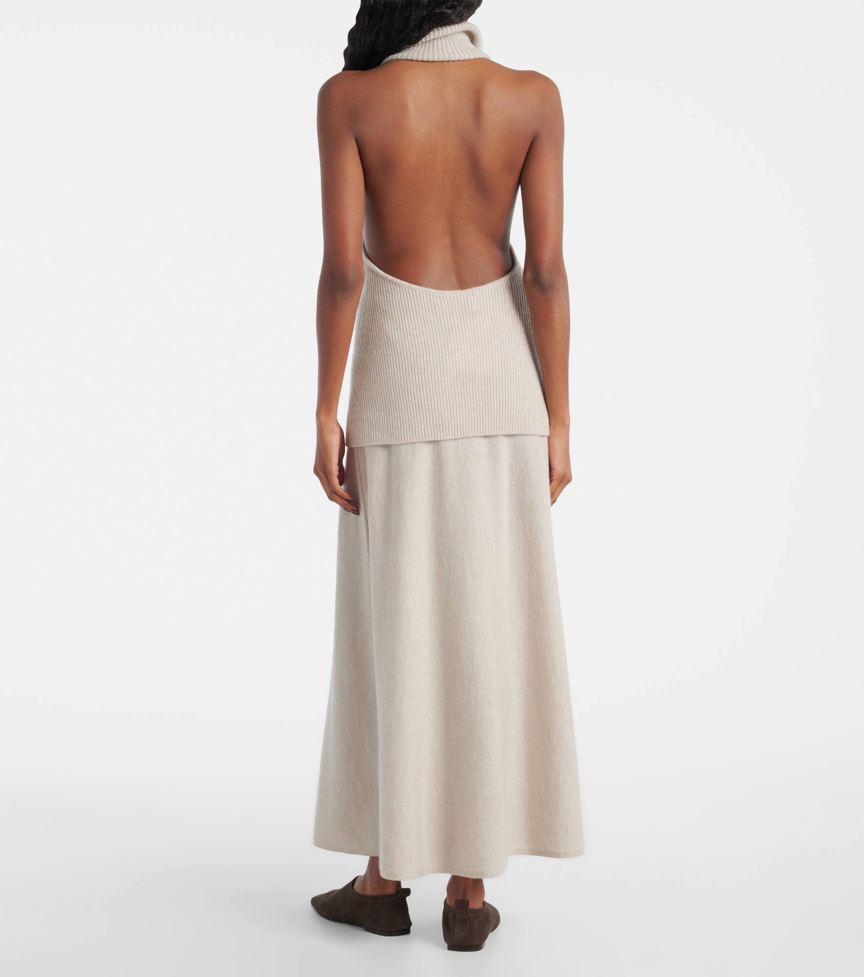 Maddie open-back cashmere top - 3