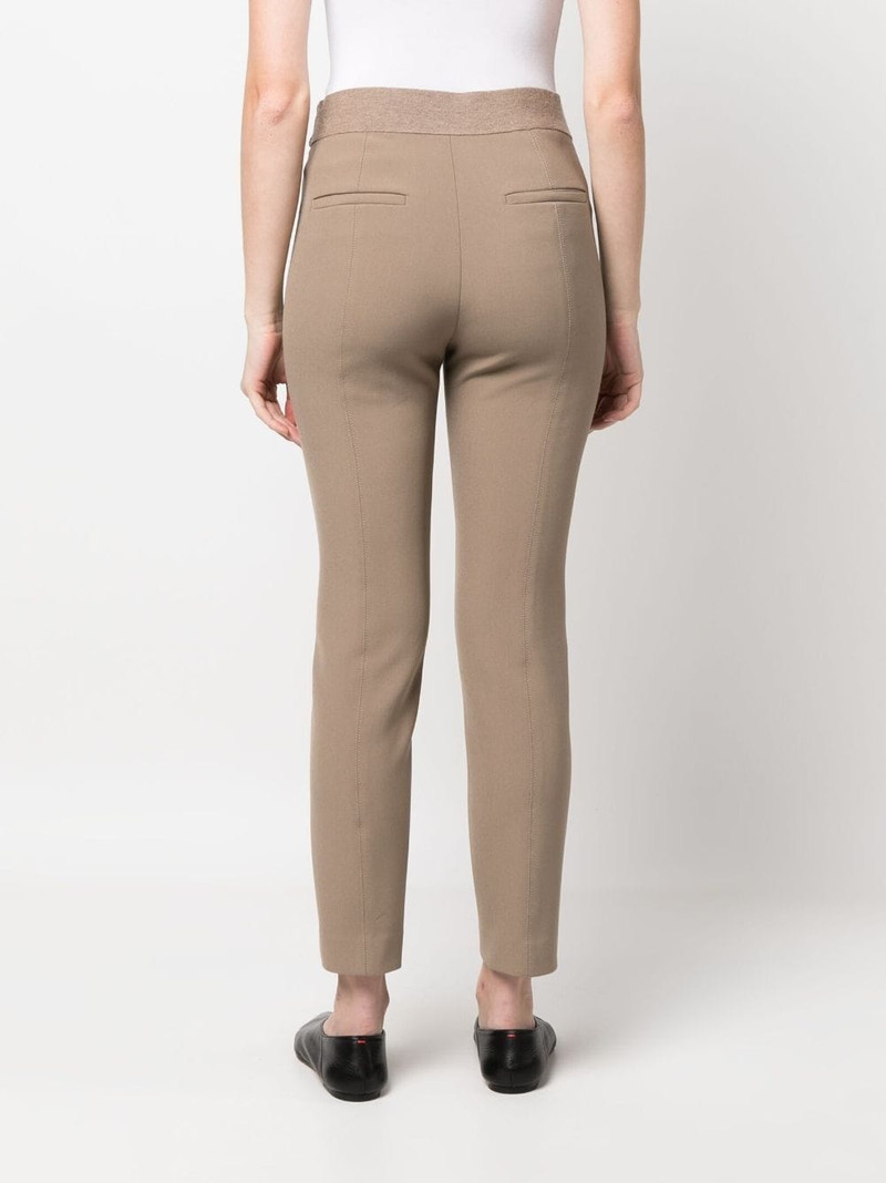cropped slim-fit trousers 4