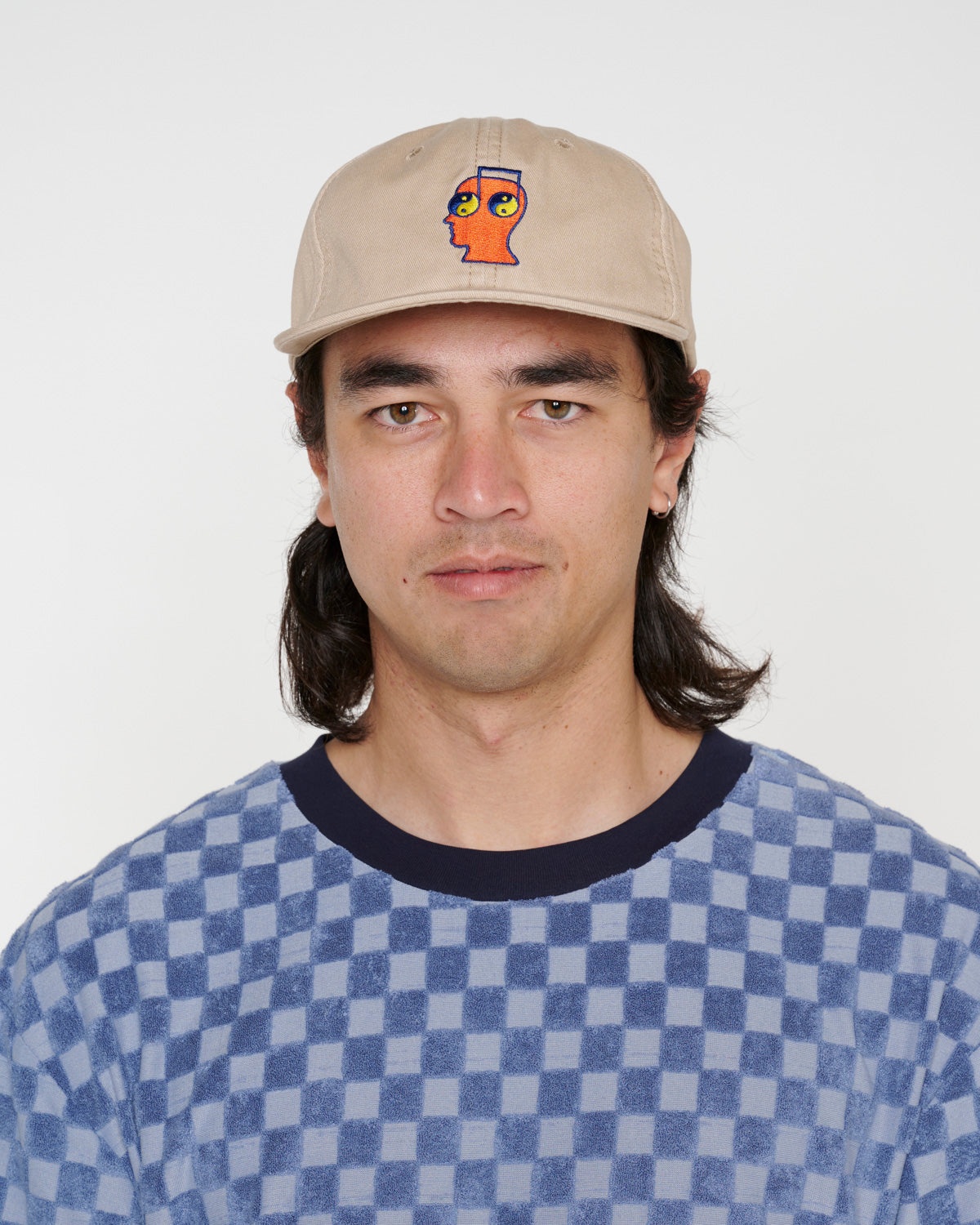 Brain Notes 6 Panel Hat - Khaki - 4