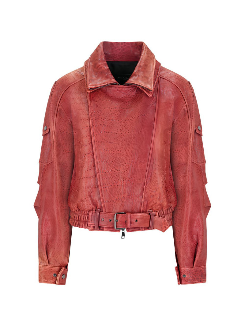 belted leather jacket 1