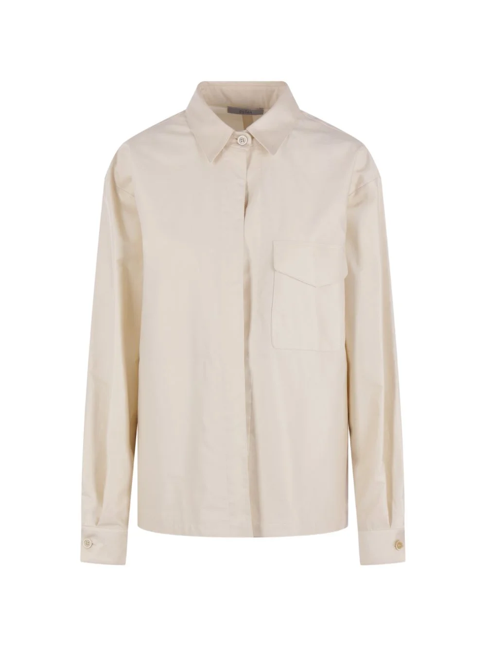 buttoned pocket coat - 1