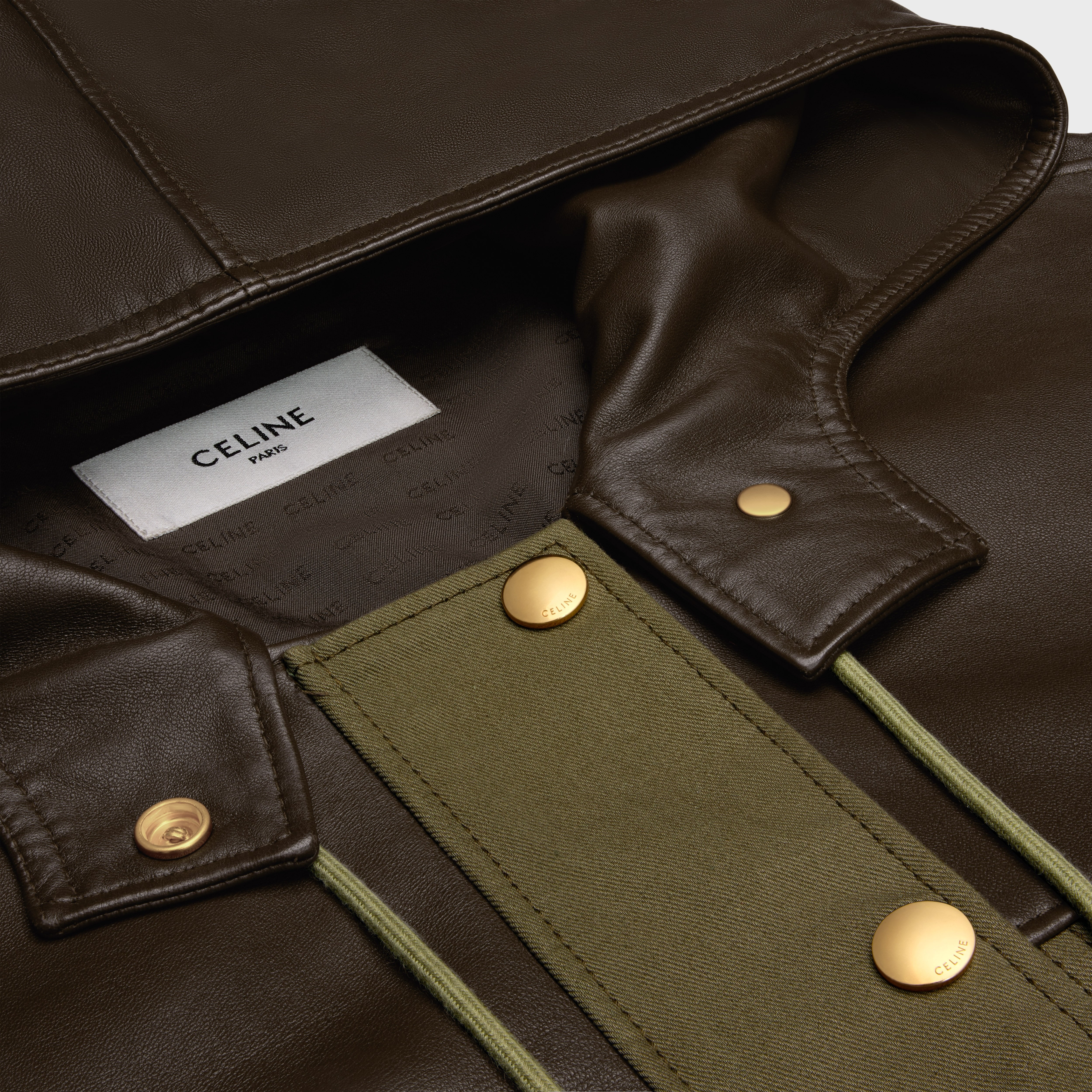 関税込 Celine parka in soft lambskin CELINE parka in soft lambskin | REVERSIBLE