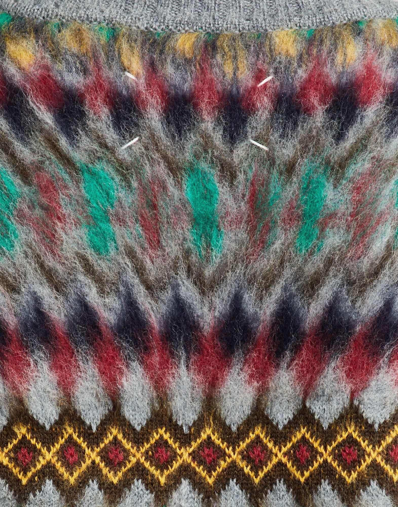 Blurred Fair Isle sweater - 6