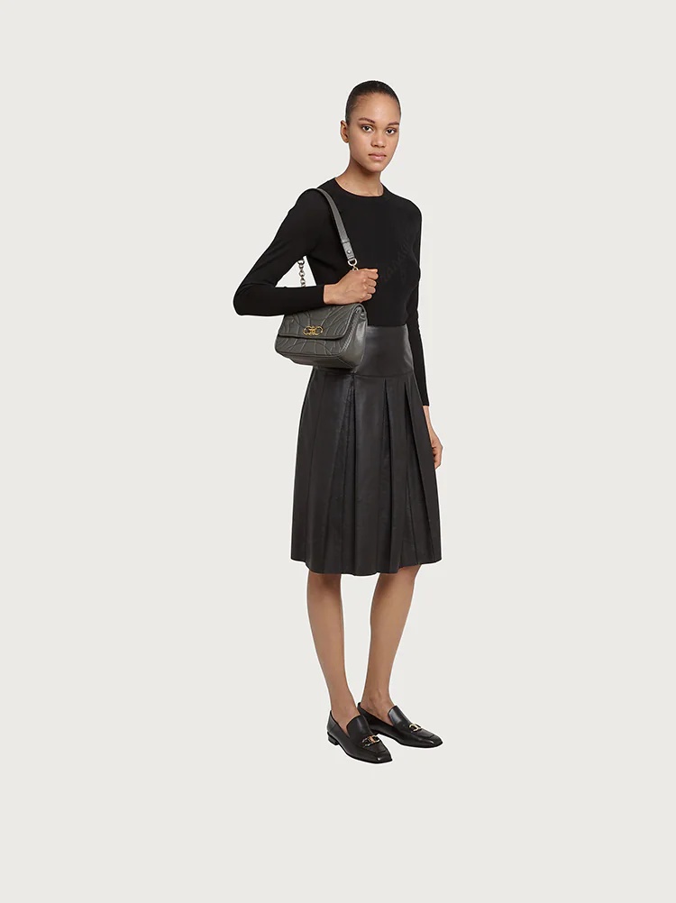 QUILTED GANCINI CROSS BODY BAG (S) - 5