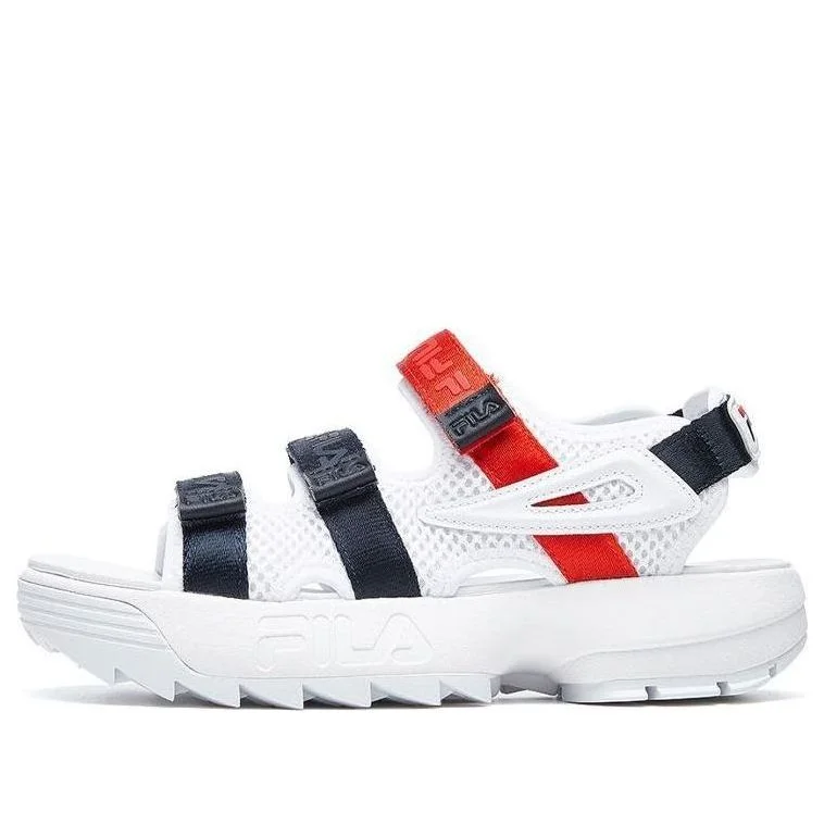 (WMNS) FILA DISRUPTOR II SANDAL white/black/red F12W024506FWN - 1