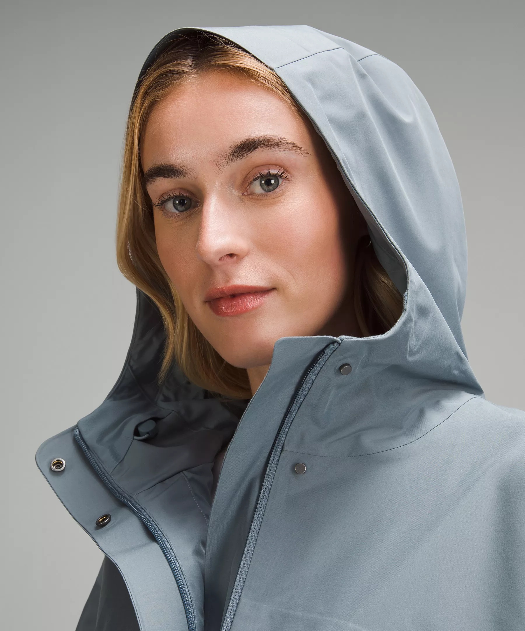 Mid-Length Waterproof Rain Coat - 3