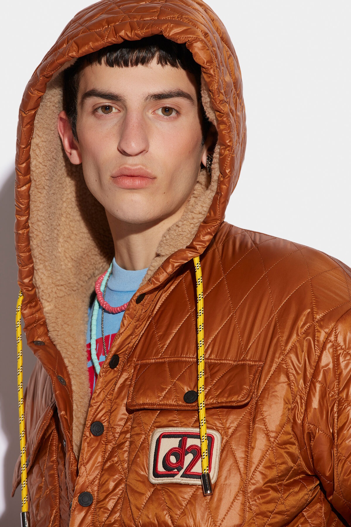 QUILT HOODED SHIRT - 3