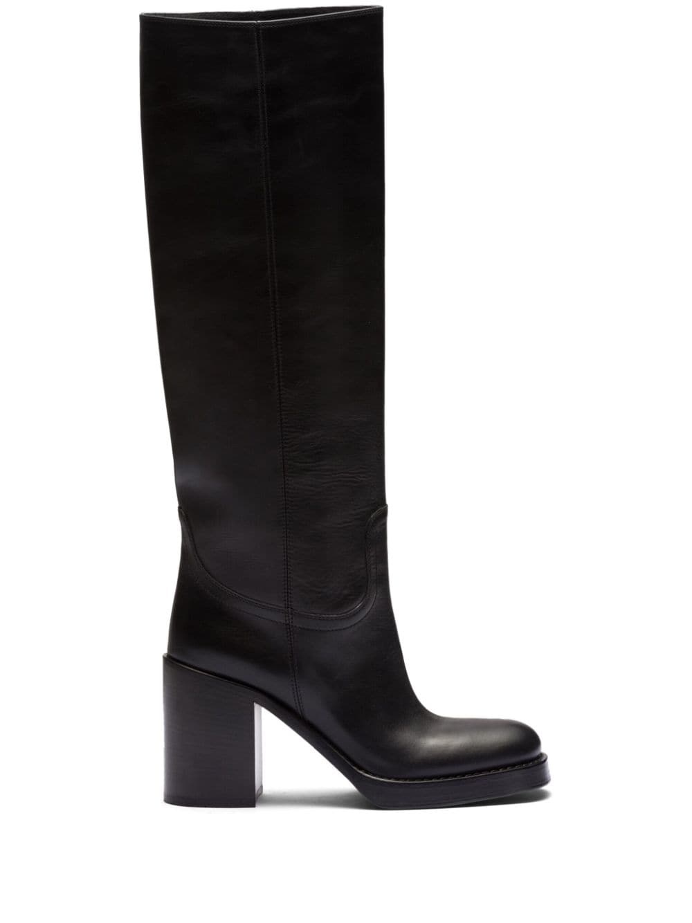 90mm knee-high leather boots - 1