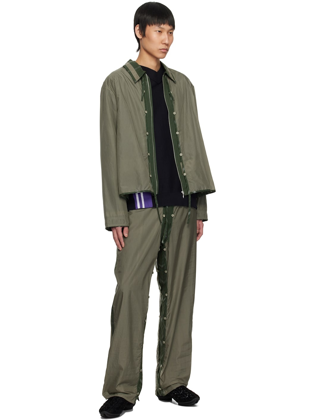 Khaki Layered Shell Trousers - 4