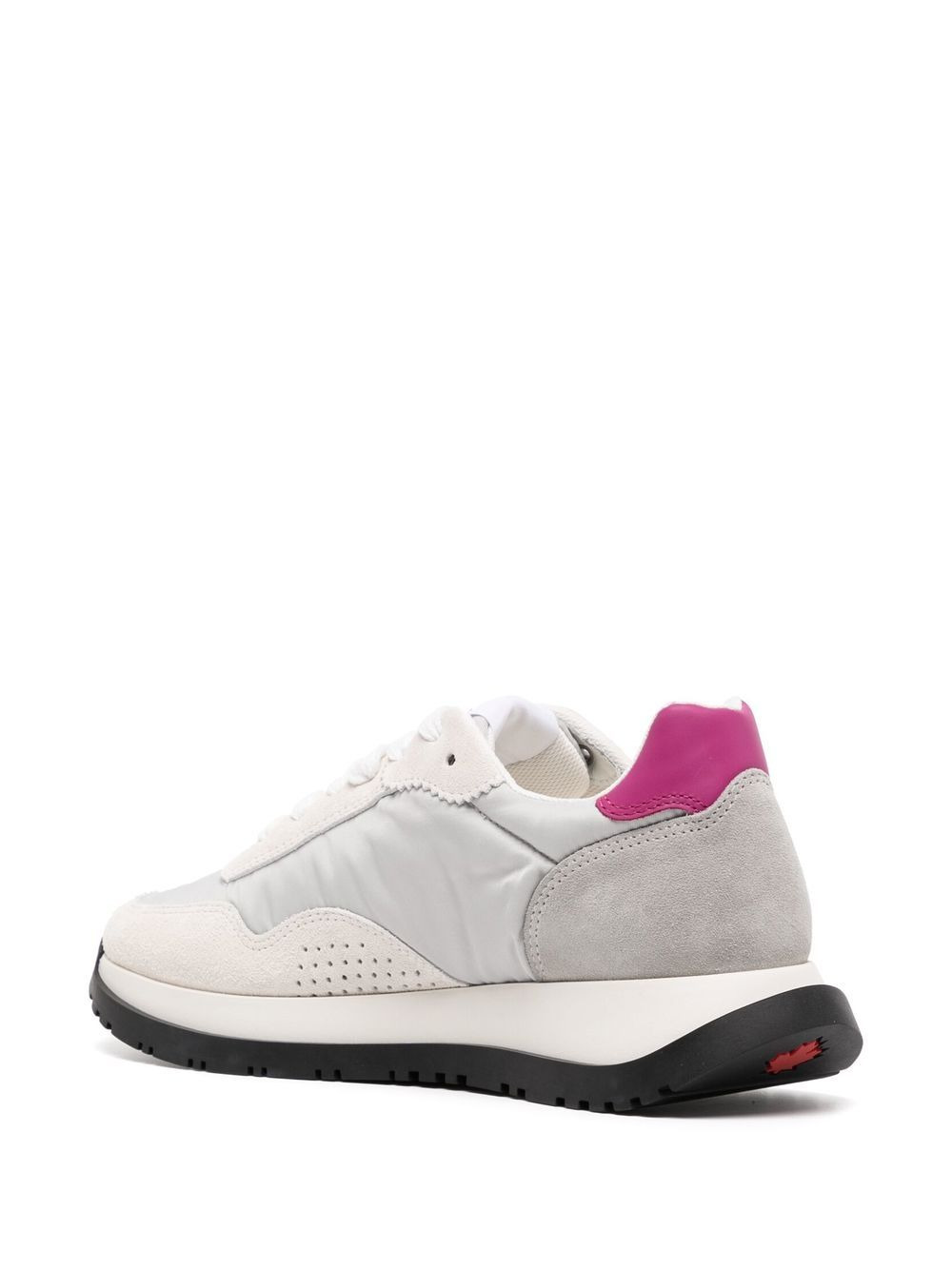 logo-print low-top sneakers - 3
