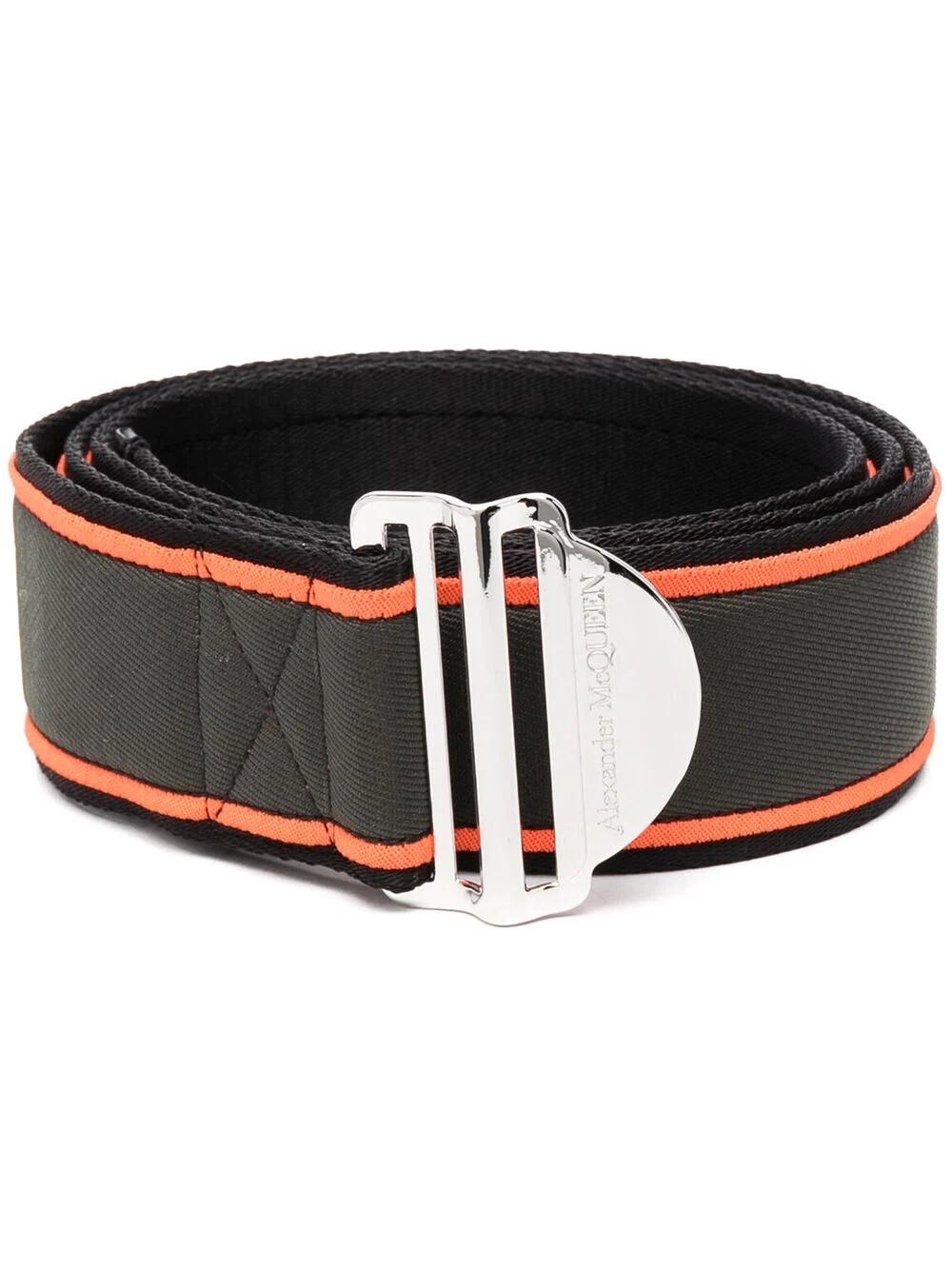 logo buckle belt - 1