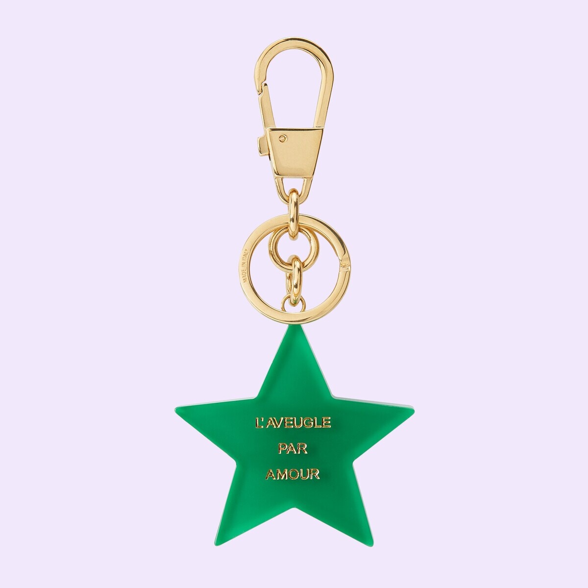 Gucci bee star-shaped keychain - 2
