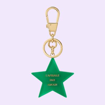 GUCCI Gucci bee star-shaped keychain outlook